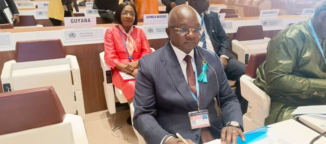 Le PR. Adrien Mougougou porte la voix du Gabon à la 78e Assemblée mondiale de la Santé